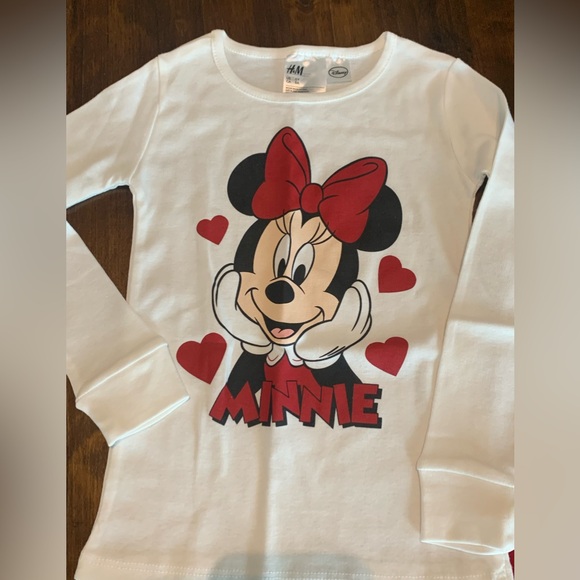 NWOT Adorable! ❤️Minnie Mouse PJ Set Size 5 - Picture 4 of 9